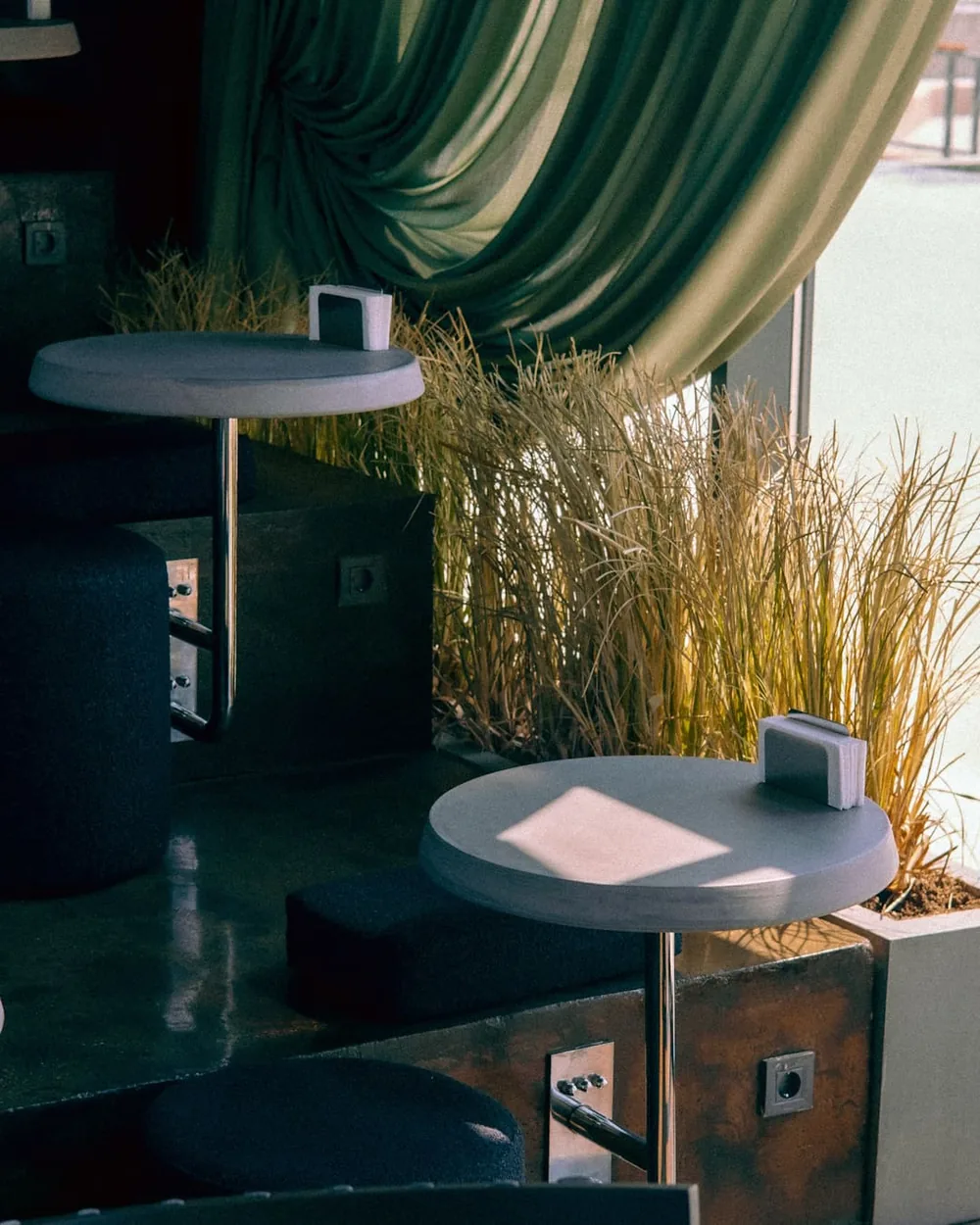 A corner with dried herbs